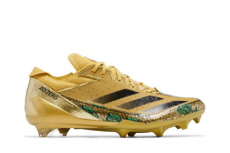 Disney x adidas Adizero Electric 'Scrooge McDuck' — Gold Metallic/Core Black/Preloved Green