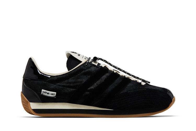 Song for the Mute x adidas Country OG 'Pony Hair Pack - Black' — Core Black/Core Black/Cream White