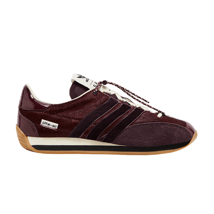 Song for the Mute x adidas Country OG 'Pony Hair Pack - Maroon' — Maroon/Core Black/Cream White