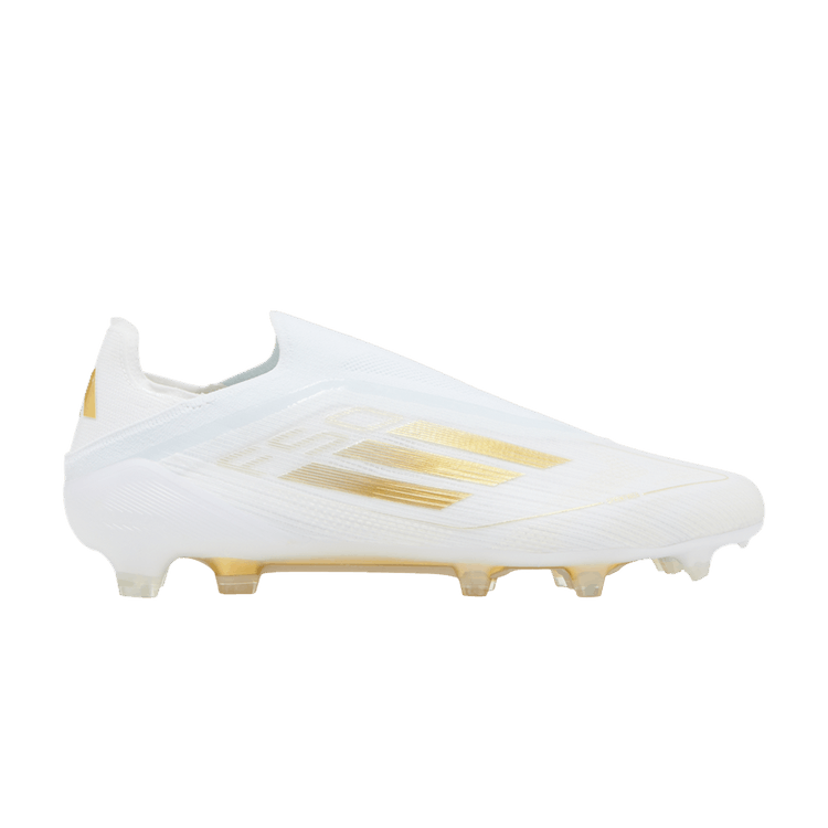 adidas Adizero F50 Elite Laceless FG 'Dayspark Pack' — Cloud White/Gold Metallic/Cloud White