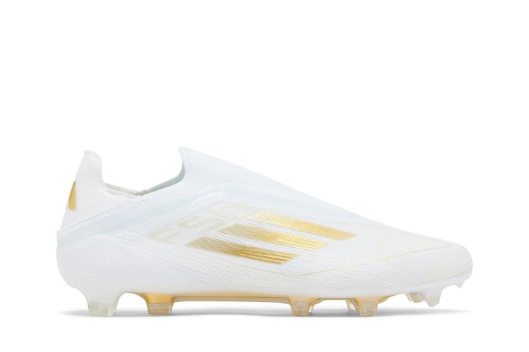 adidas Adizero F50 Elite Laceless FG 'Dayspark Pack' — Cloud White/Gold Metallic/Cloud White