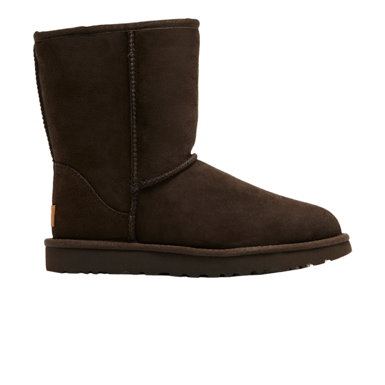 UGG Wmns Classic Short II 'Chocolate' — Chocolate