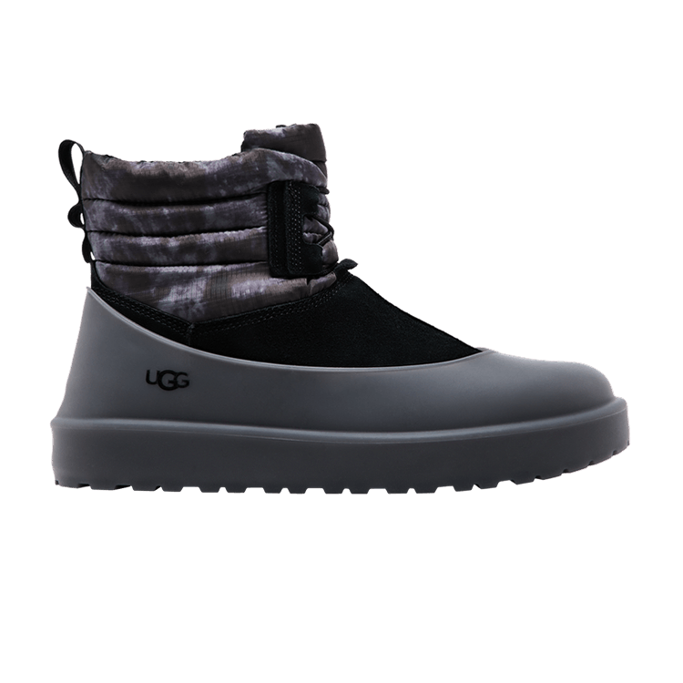 UGG Classic Mini Lace-Up Weather Smokescreen Boot 'Black' — Black