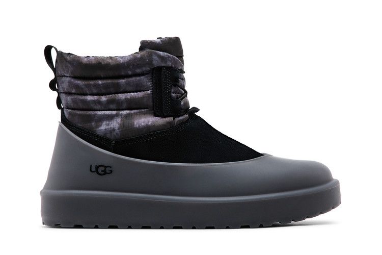 UGG Classic Mini Lace-Up Weather Smokescreen Boot 'Black' — Black