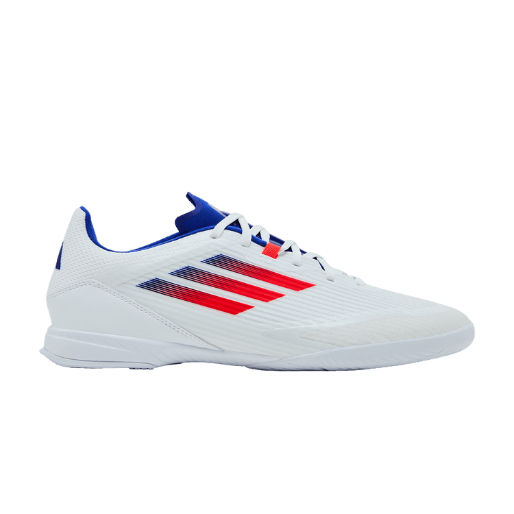 adidas Adizero F50 League IC 'Advancement Pack' — Cloud White/Solar Red/Lucid Blue