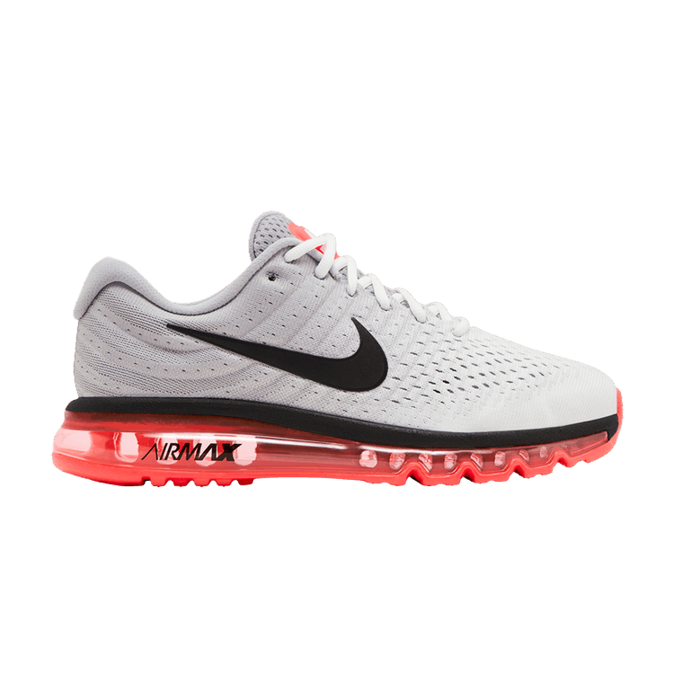 Nike Air Max 2017 'Wolf Grey Hot Punch' — White/Black/Wolf Grey/Hot Punch