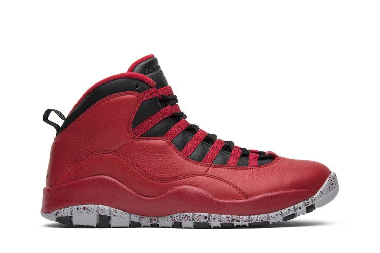 Air Jordan 10 Retro 'Bulls Over Broadway' — Gym Red/Black-Wolf Grey