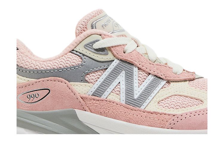New Balance 990v6 Toddler 'Pink Haze' — Pink Haze/White