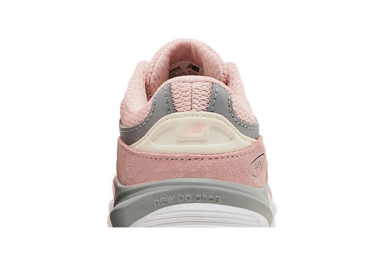 New Balance 990v6 Toddler 'Pink Haze' — Pink Haze/White