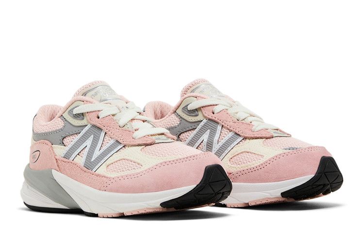New Balance 990v6 Toddler 'Pink Haze' — Pink Haze/White
