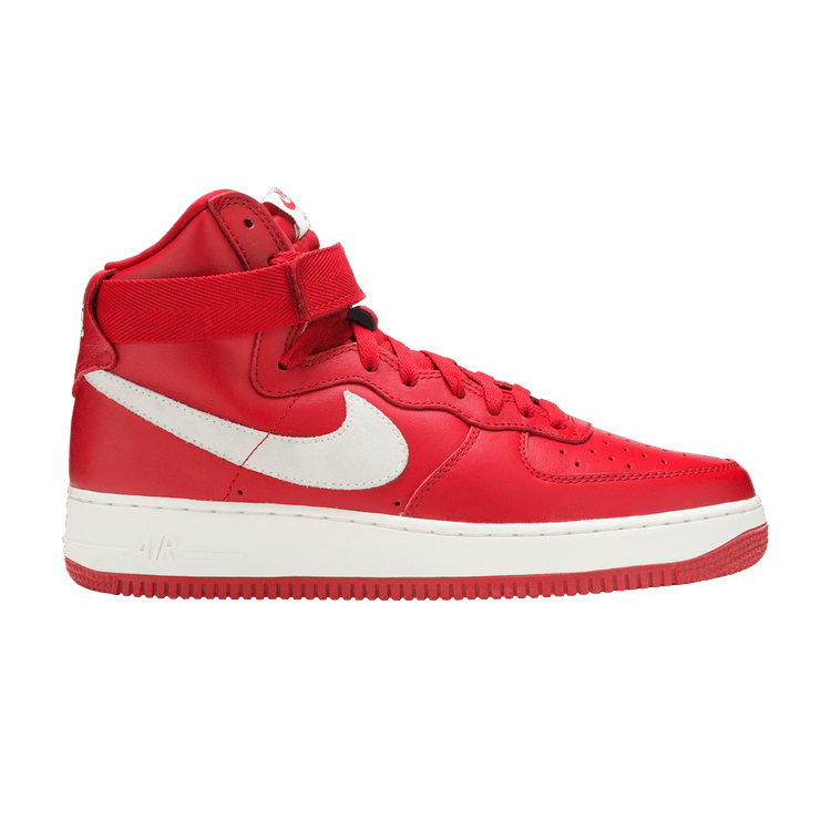 Nike Air Force 1 High 'NAI-KE' — Gym Red/Summit White