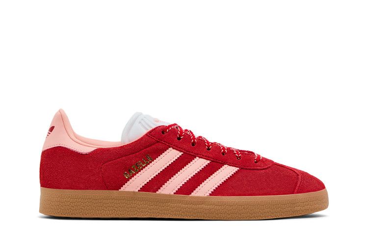 adidas Wmns Gazelle 'Scarlet Glow Pink' — Better Scarlet/Glow Pink/Gold Metallic