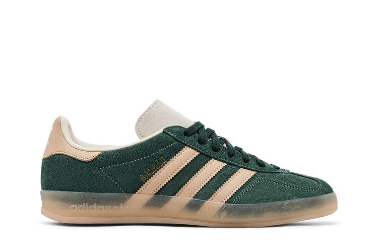 adidas Gazelle Indoor 'Shadow Green Warm Sandstone' — Shadow Green/Warm Sandstone/Wonder White