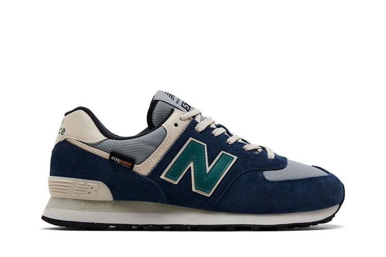 New Balance 574 'Cordura Pack - Navy New Spruce' — Navy/Slate Grey/New Spruce