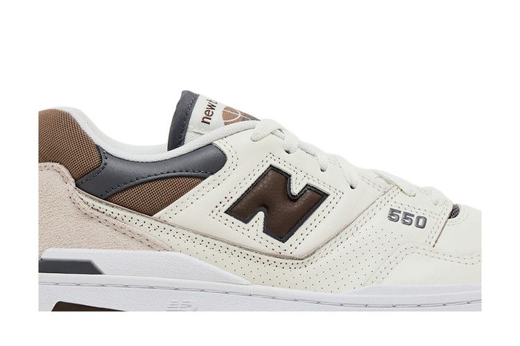 New Balance 550 'Sea Salt Dark Mushroom' — Sea Salt/Dark Mushroom/Castlerock