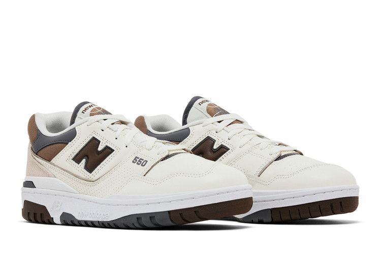New Balance 550 'Sea Salt Dark Mushroom' — Sea Salt/Dark Mushroom/Castlerock
