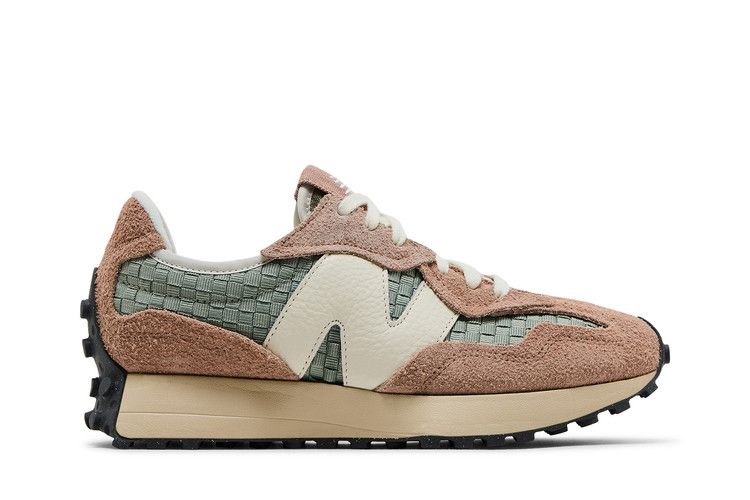 New Balance 327 'Woven Pack - Flat Taupe Olivine' — Flat Taupe/Olivine