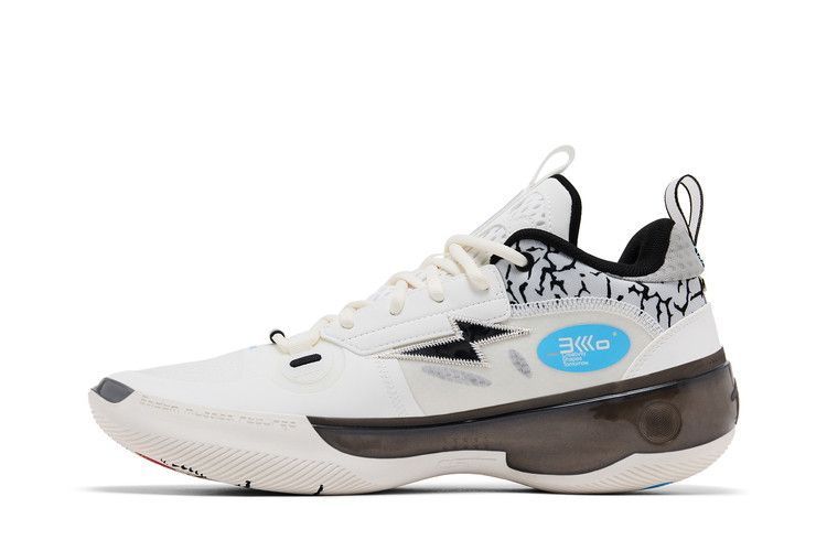 Li-Ning Way of Wade 10 Low 'Black Flash' — White/Grey