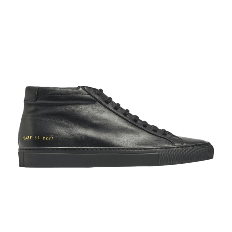 Common Projects Common Project Original Achilles Mid 'Black' — Black