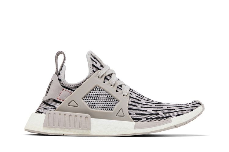 Adidas Wmns NMD_XR1 Primeknit 'Clear Granite' — Clear Granite/Clear Granite/Core Red