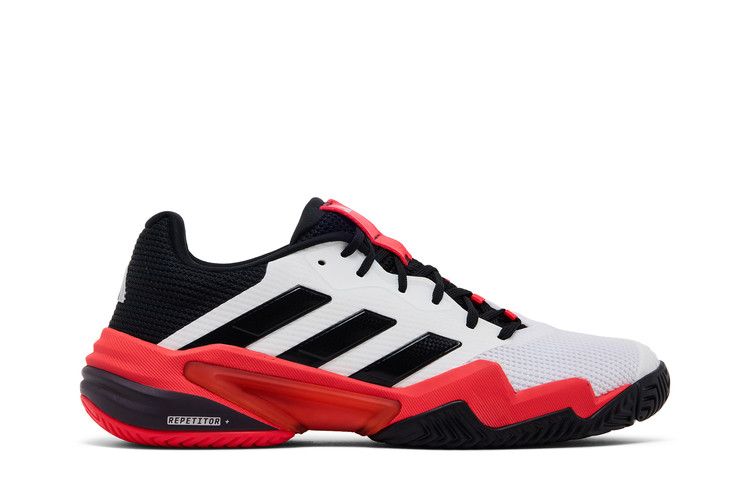 adidas Barricade 13 'White Black Lucid Red' — Cloud White/Core Black/Lucid Red