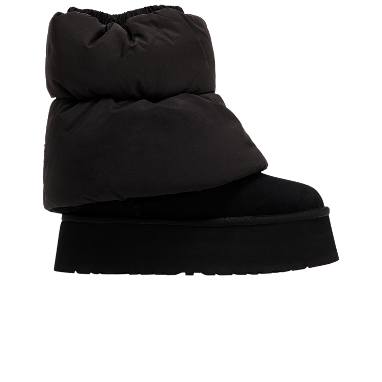 UGG Wmns Classic Mini Dipper Puffer 'Black' — Black/Black
