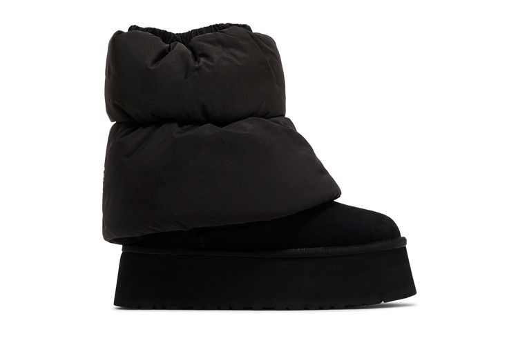 UGG Wmns Classic Mini Dipper Puffer 'Black' — Black/Black