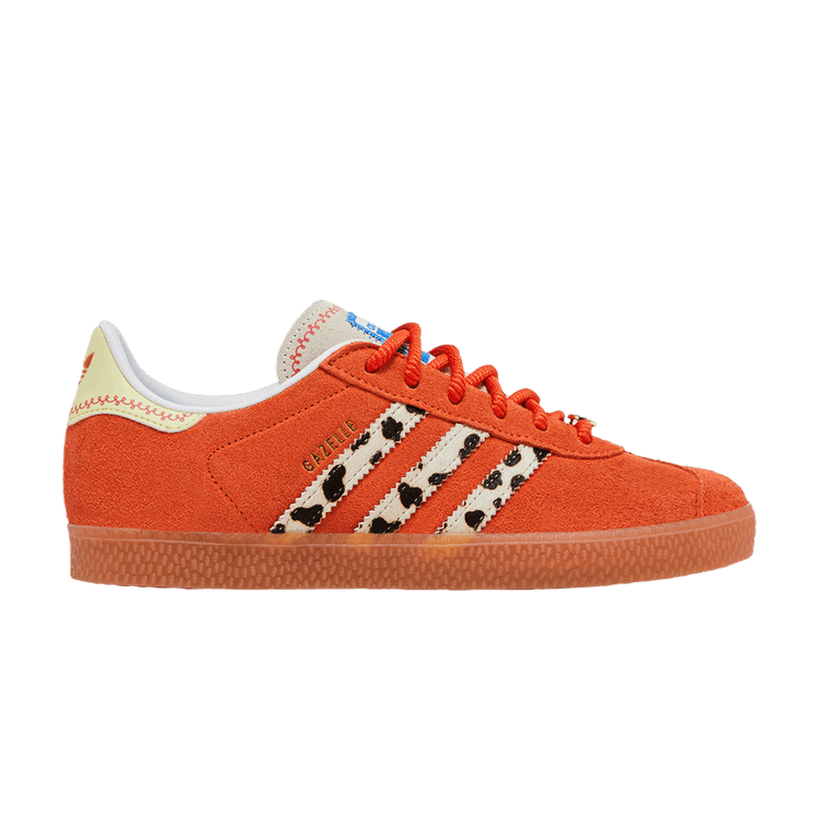 Toy Story x adidas Gazelle J 'Jessie' — Orange/Cloud White/Gum