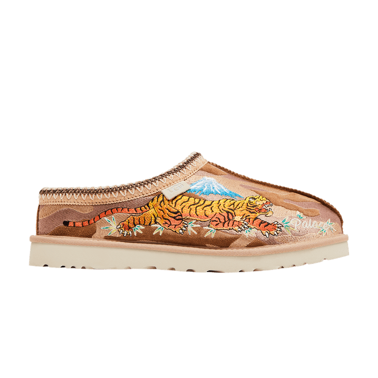 Palace x UGG Tasman Slipper 'Chestnut Camo' — Chestnut