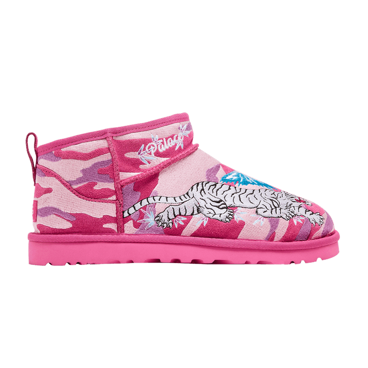 Palace x UGG Classic Ultra Mini Boot 'Pink Camo' — Pink