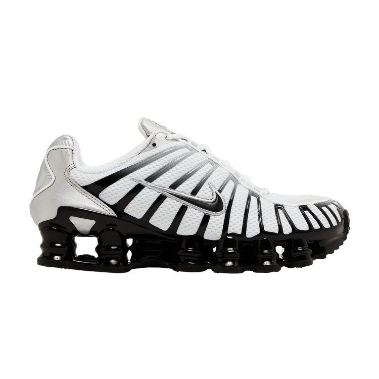 Nike Wmns Shox TL 'Metallic Silver Black' — Metallic Silver/White/Wolf Grey/Black