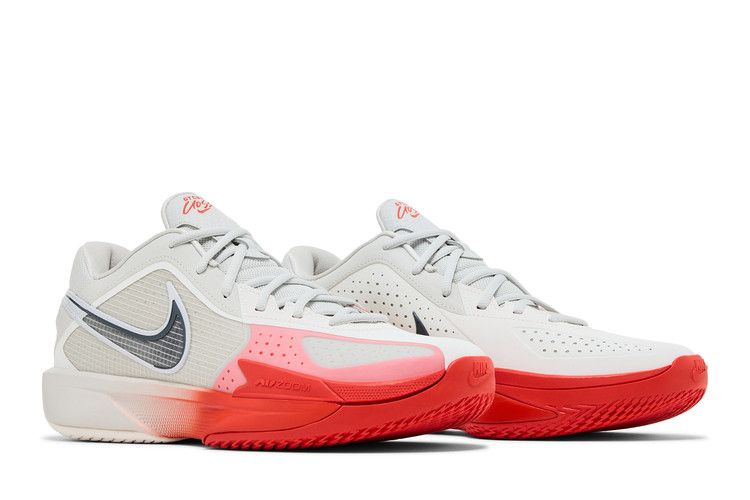 Nike Air Zoom GT Cut Cross EP 'Light Grey Bright Crimson' — Light Grey/Bright Crimson