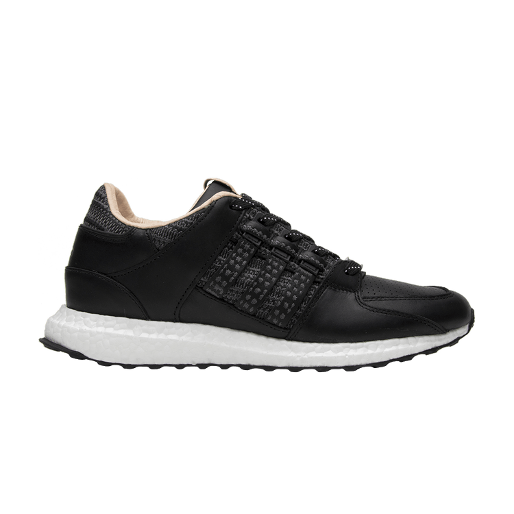 Avenue x adidas EQT Support 93/16 'Black' — Core Black/Core Black/Footwear White
