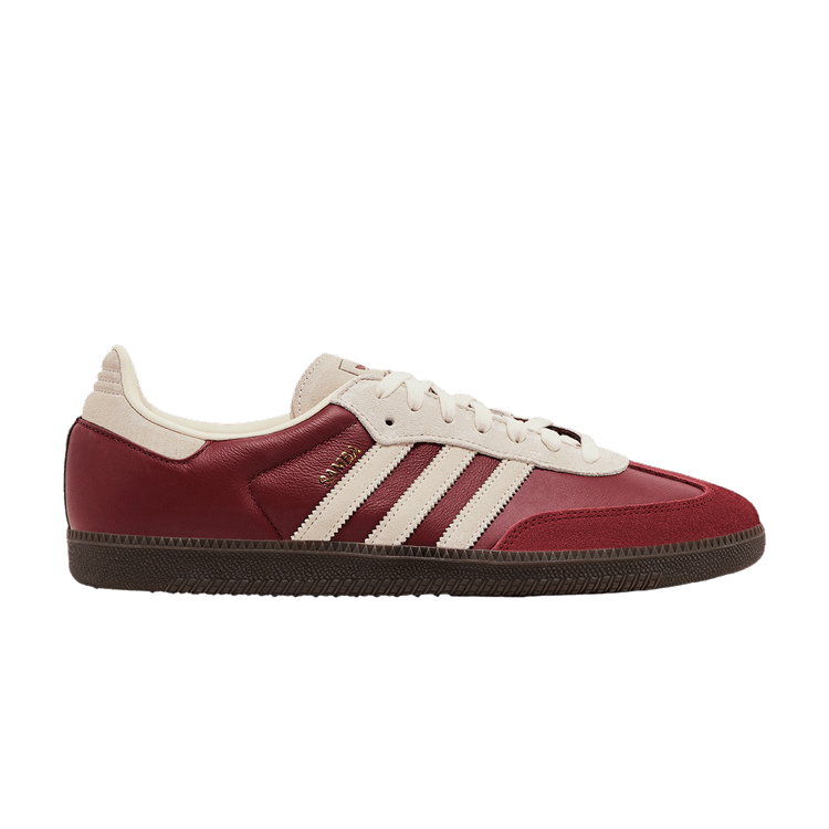adidas Men's Samba OG 'Preloved Ruby Cream' — Preloved Ruby/Cream White/Gum