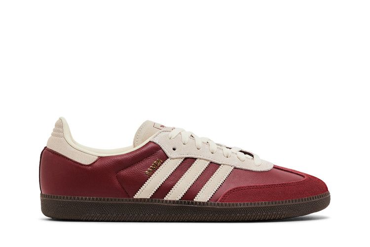 adidas Men's Samba OG 'Preloved Ruby Cream' — Preloved Ruby/Cream White/Gum