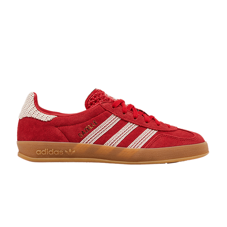 adidas Wmns Gazelle Indoor 'Crochet Pack - Scarlet' — Better Scarlet/Wonder White/Gum