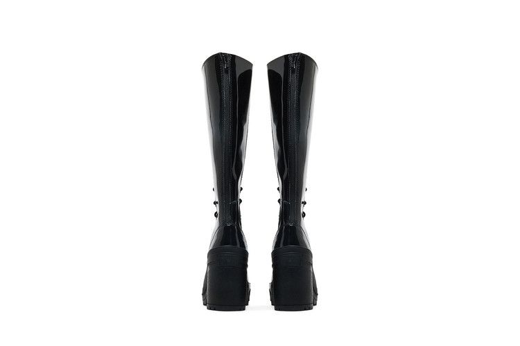 Converse Wmns Chuck 70 De Luxe Heel XX Platform High 'Triple Black Patent' — Black/Black/Black