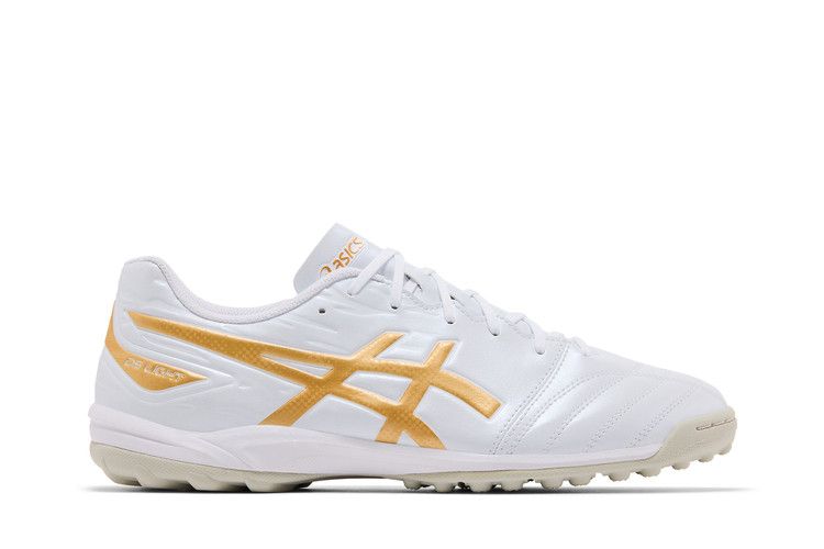 ASICS DS Light Club TF Wide 'White Pure Gold' — White/Pure Gold