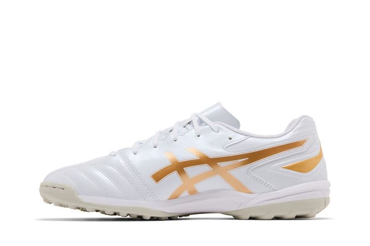 ASICS DS Light Club TF Wide 'White Pure Gold' — White/Pure Gold