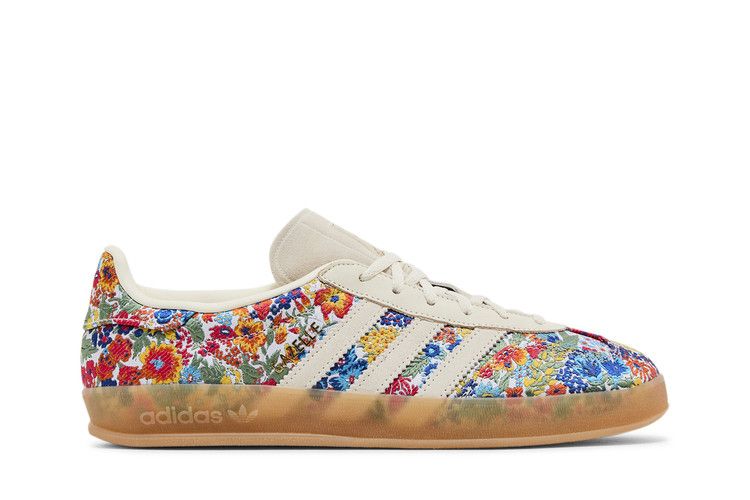 Liberty London x adidas Wmns Gazelle Indoor 'Floral Embroidery' — Off White/Gum/Collegiate Green