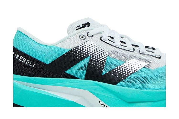 New Balance Wmns FuelCell Rebel v4 Wide 'Cyber Jade' — Cyber Jade/Black/White