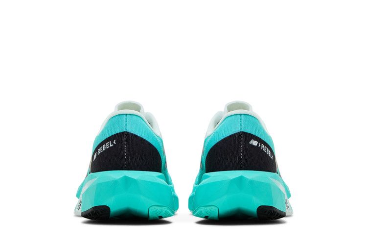 New Balance Wmns FuelCell Rebel v4 Wide 'Cyber Jade' — Cyber Jade/Black/White