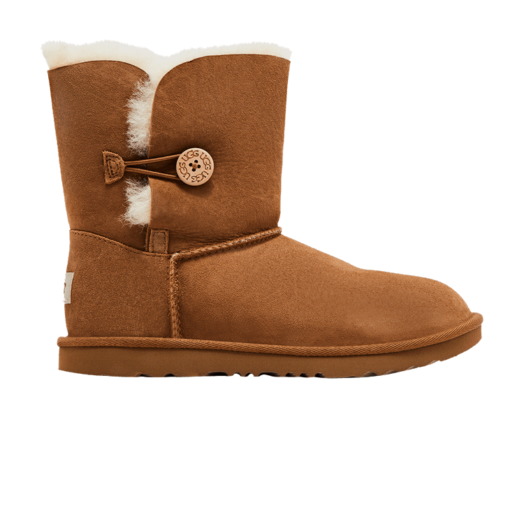 UGG Bailey Button 2 Boot Kids 'Chestnut' — Chestnut