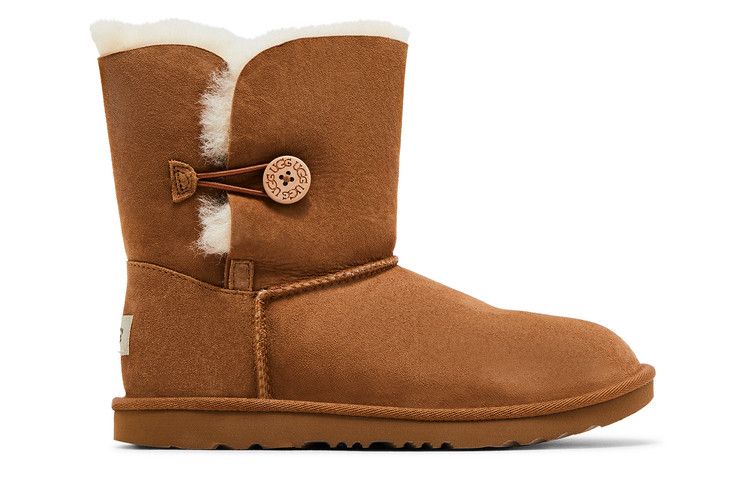 UGG Bailey Button 2 Boot Kids 'Chestnut' — Chestnut
