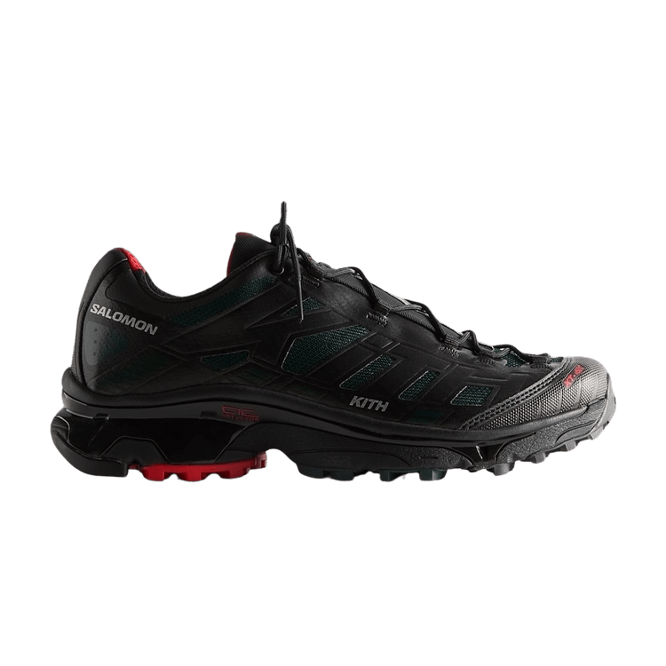 Kith x Salomon XT-4K 'Kithmas Collection - Black' — Black/Scarab/Fiery Red