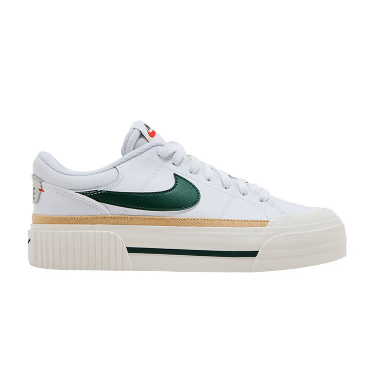 Nike Wmns Court Legacy Lift 'White Fir' — White/Sail/Sesame/Fir