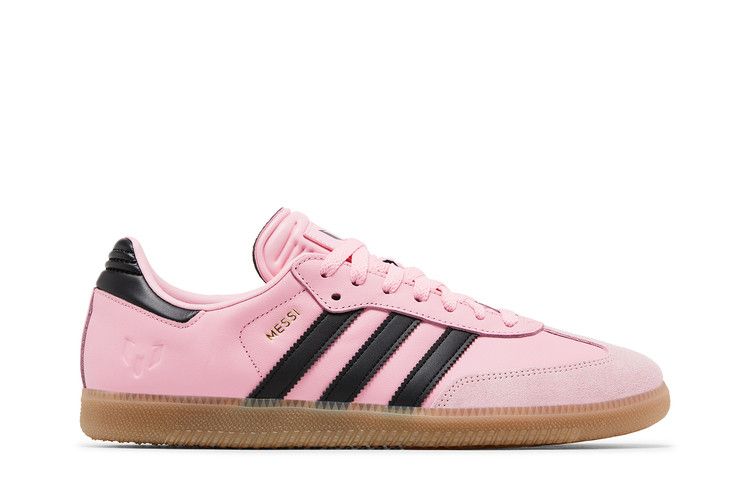 Lionel Messi x adidas Samba 'Inter Miami CF - Debossed Home Kit' — Light Pink/Core Black/Gum