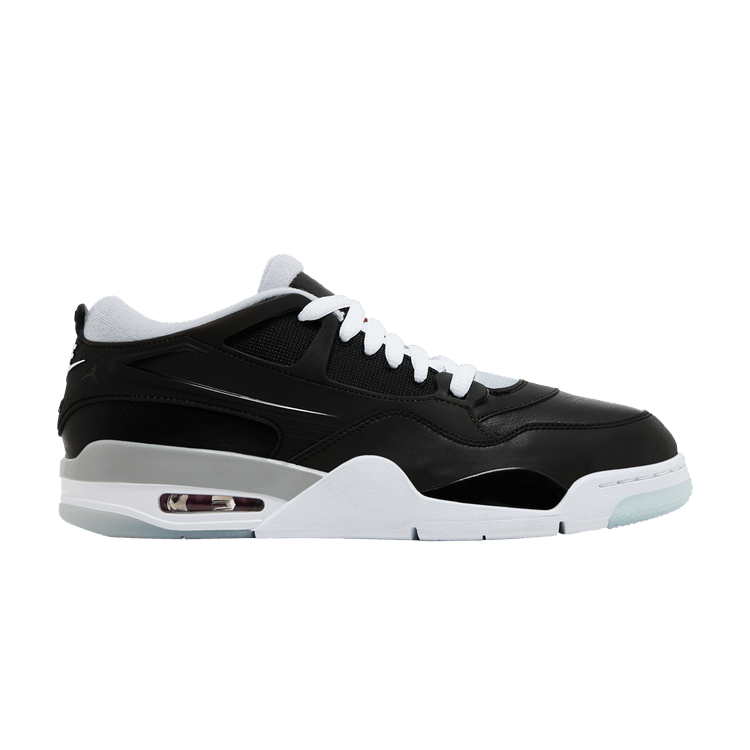 Air Jordan 4 RM 'Black Metallic' — Black/Fire Red/Wolf Grey/White