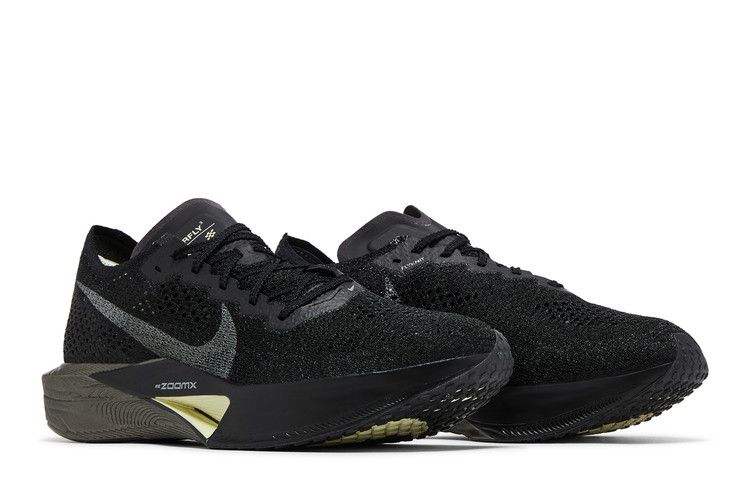 Nike ZoomX VaporFly Next% 3 'Black Olive Aura' — Black/Olive Aura/Metallic Medium Ash (9)
