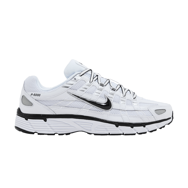 Nike P-6000 'White Metallic Silver Black' — White/Metallic Silver/Black/Black